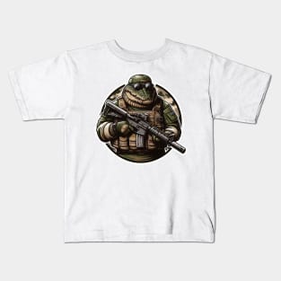 Tactical Crocodile Operator Kids T-Shirt